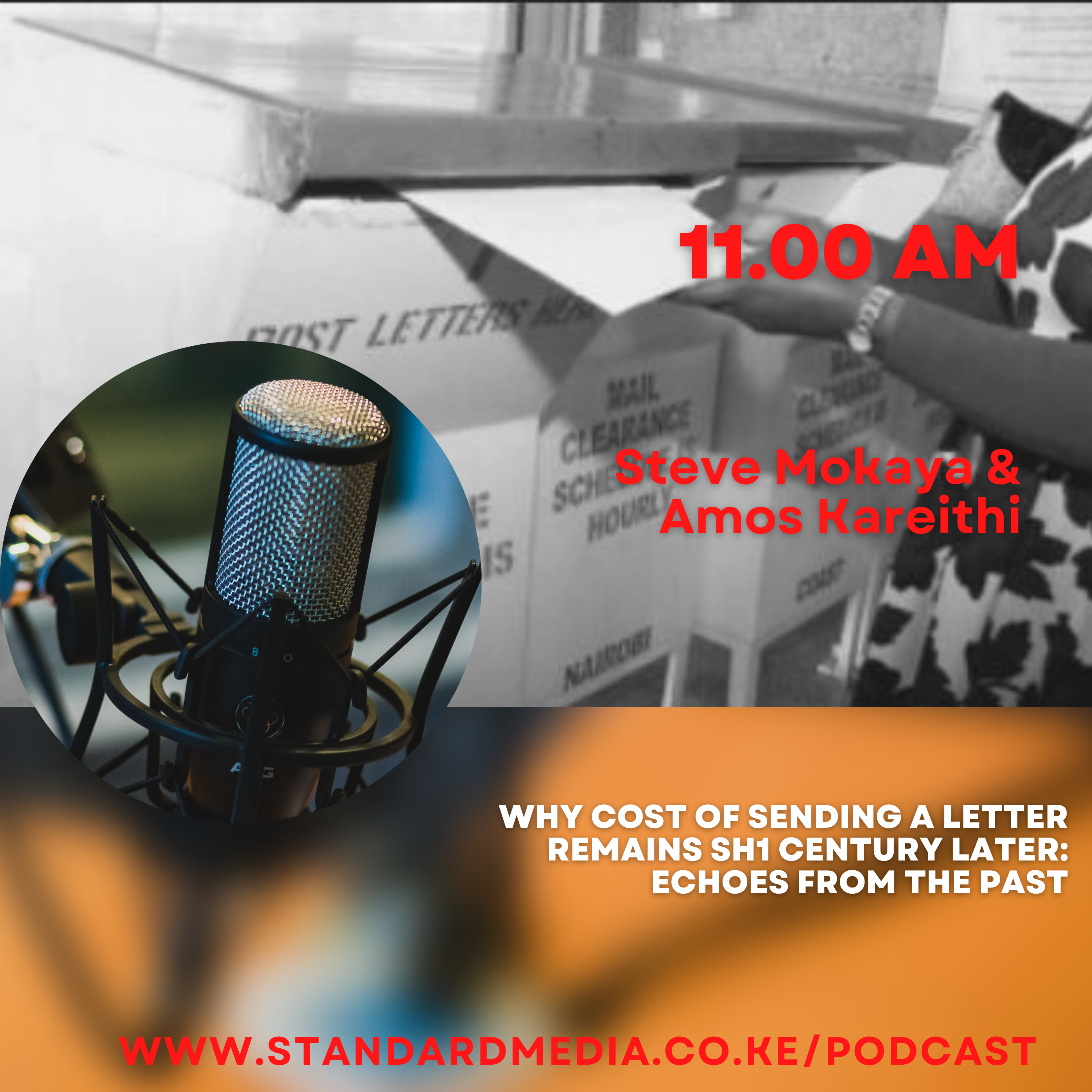 Why the cost of sending a a letter remains Ksh 1 a century later: Echoes From the Past podcast